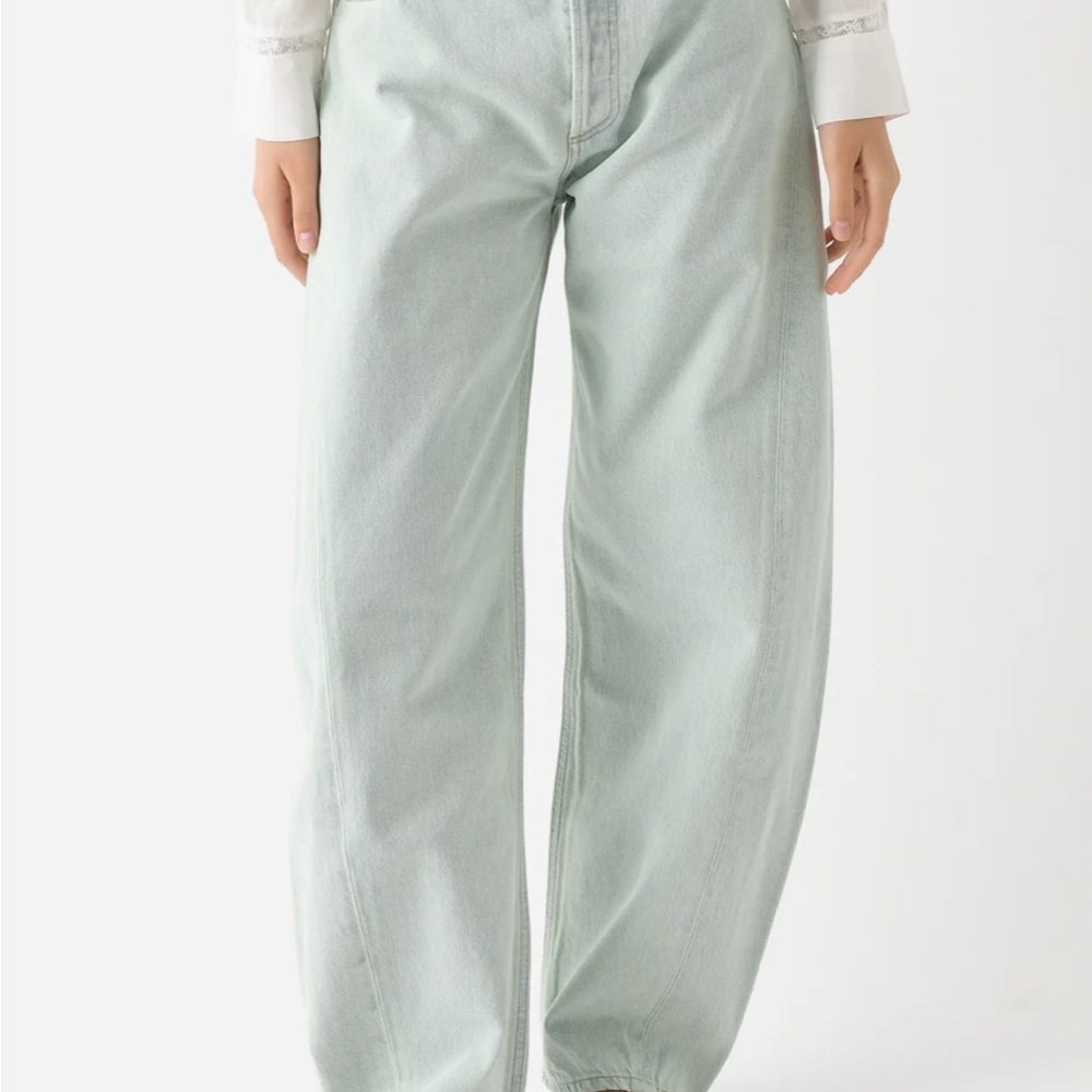 Agolde Women's Luna High Rise Pieced Taper Jean